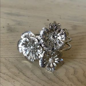 Silver Flower Bracelet